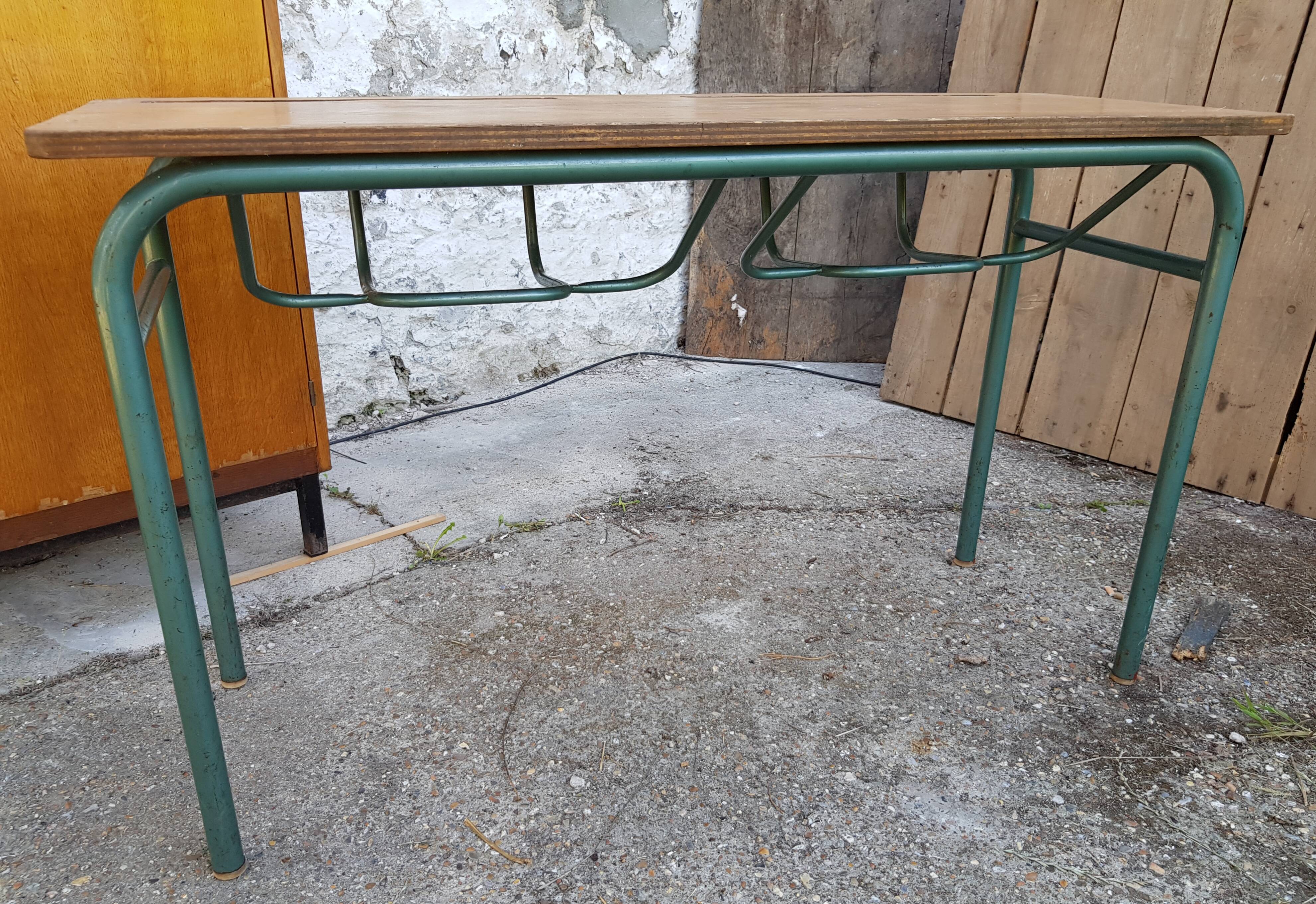 Hitier double-style school desk 1960