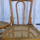 Set de 4 chaises bistrot cannées Baumann