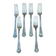 Ensemble de 6 fourchettes métal argenté Apollo
