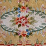 Tapis Art Déco Vintage Chinois, Années 1970, Couleurs Vibrantes