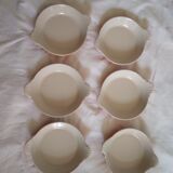 6 egg dishes Le Creuset orange