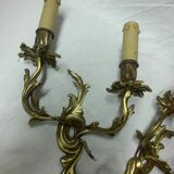 Paire d’appliques en bronze Louis XV