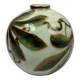 Camille Tharaud, Limoges, round porcelain vase, hand-decorated.