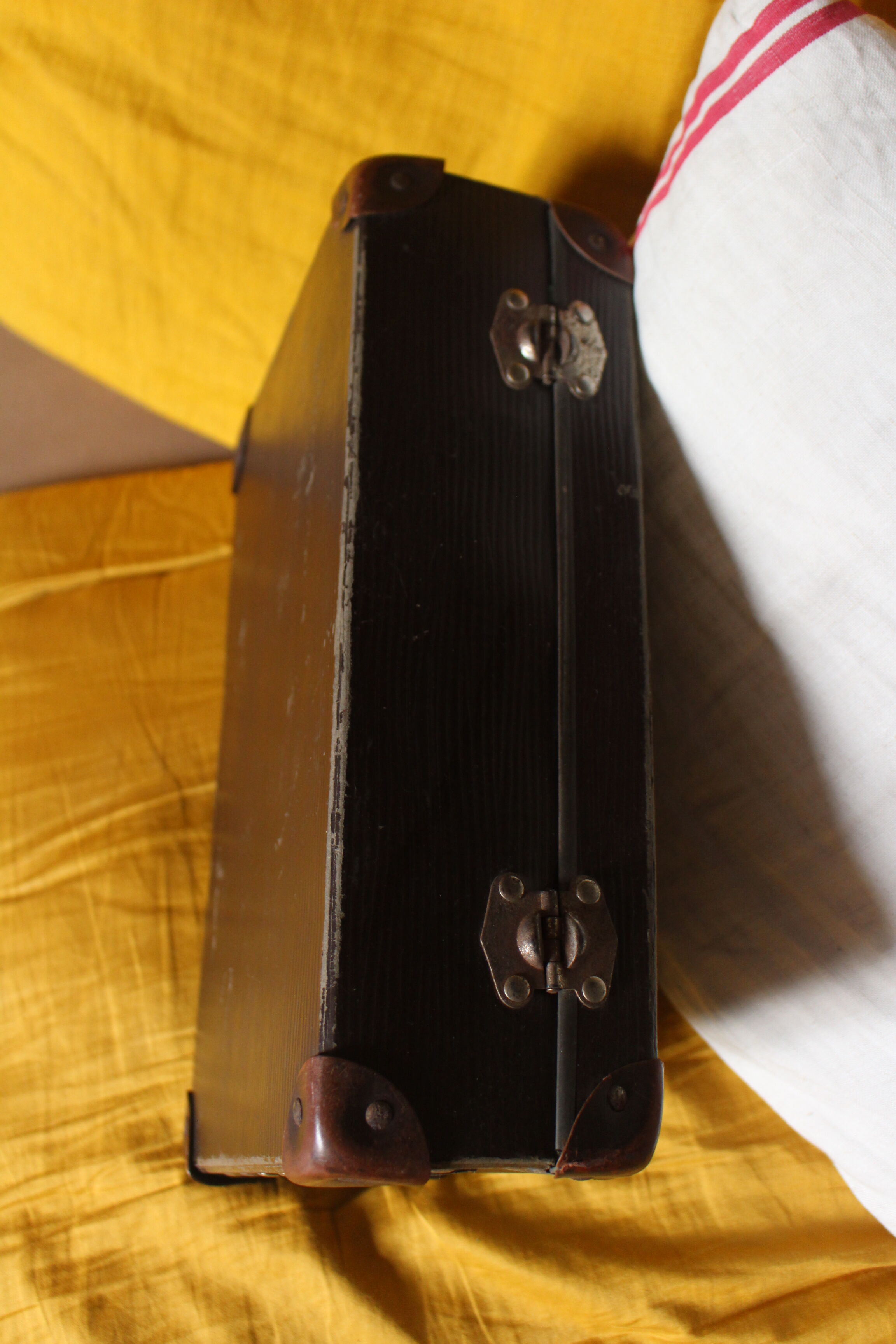 Brown vintage suitcase