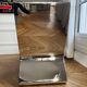 Fauteuil inox X Megaron Studio