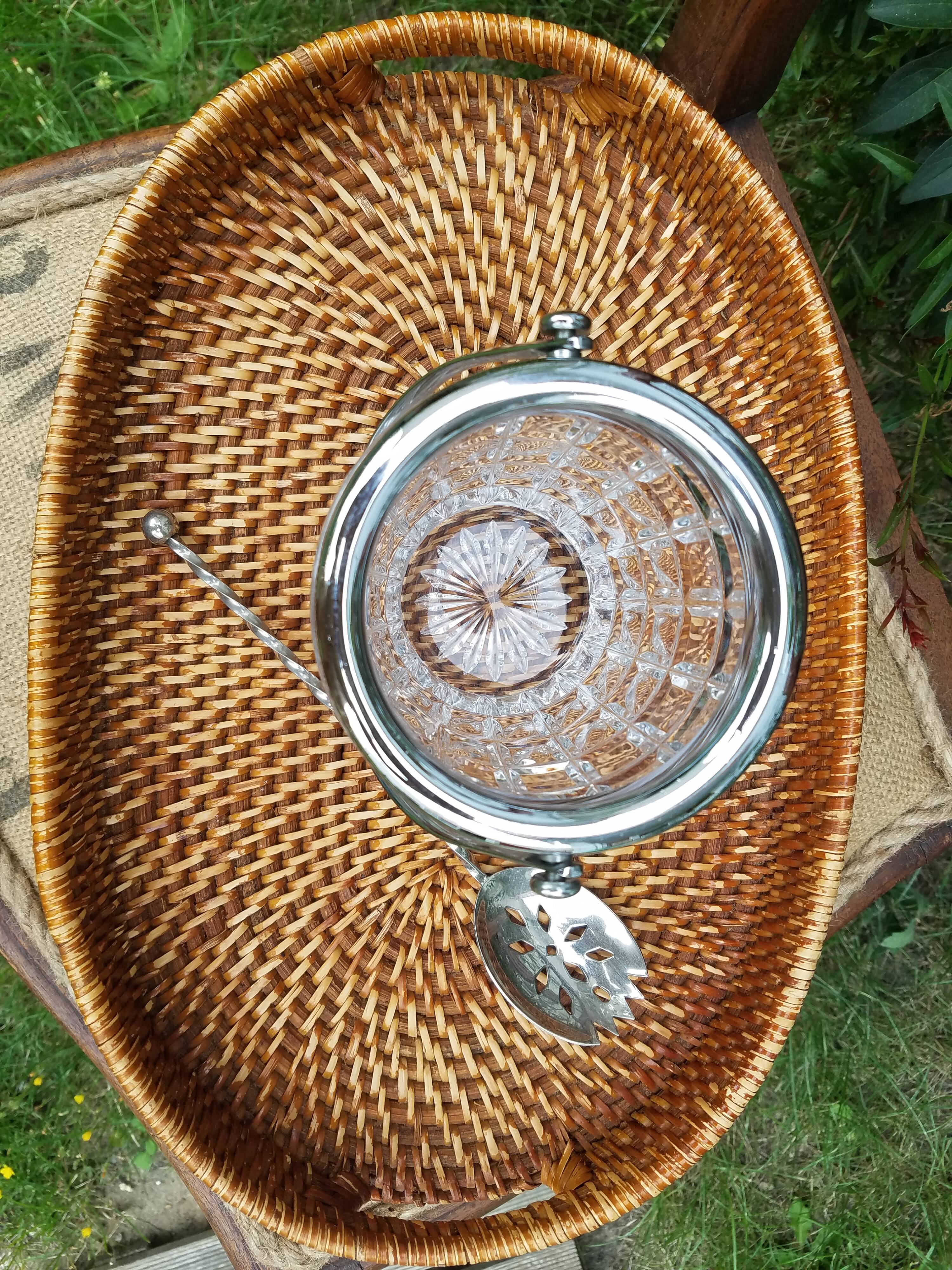 Ice bucket tray with pliers or spoon
