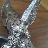 Couverts de service à poissons en argent massif 950°/°°