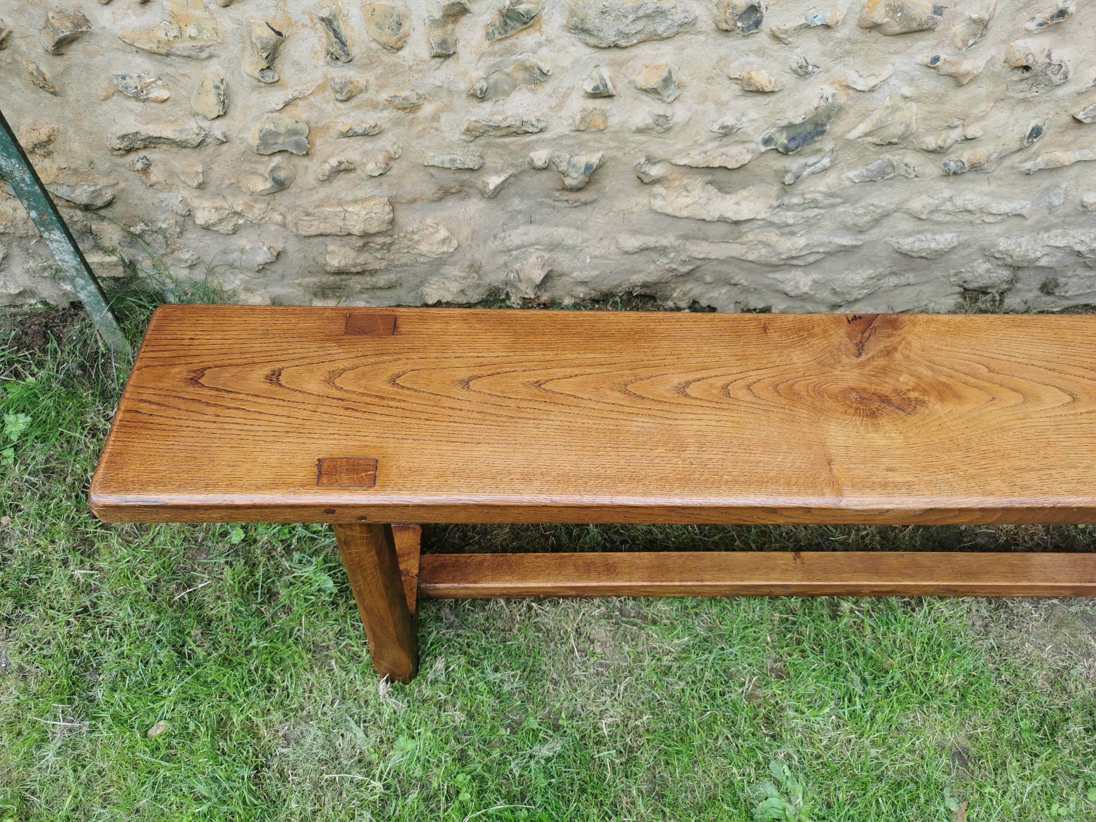 Oak bench