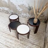 Nido 780 G stackable coffee tables. Frattini for Cassina