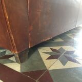 Leather club sofa 30s