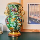 Large baluster vase with fish | Cerdazur (c. 1950-60)