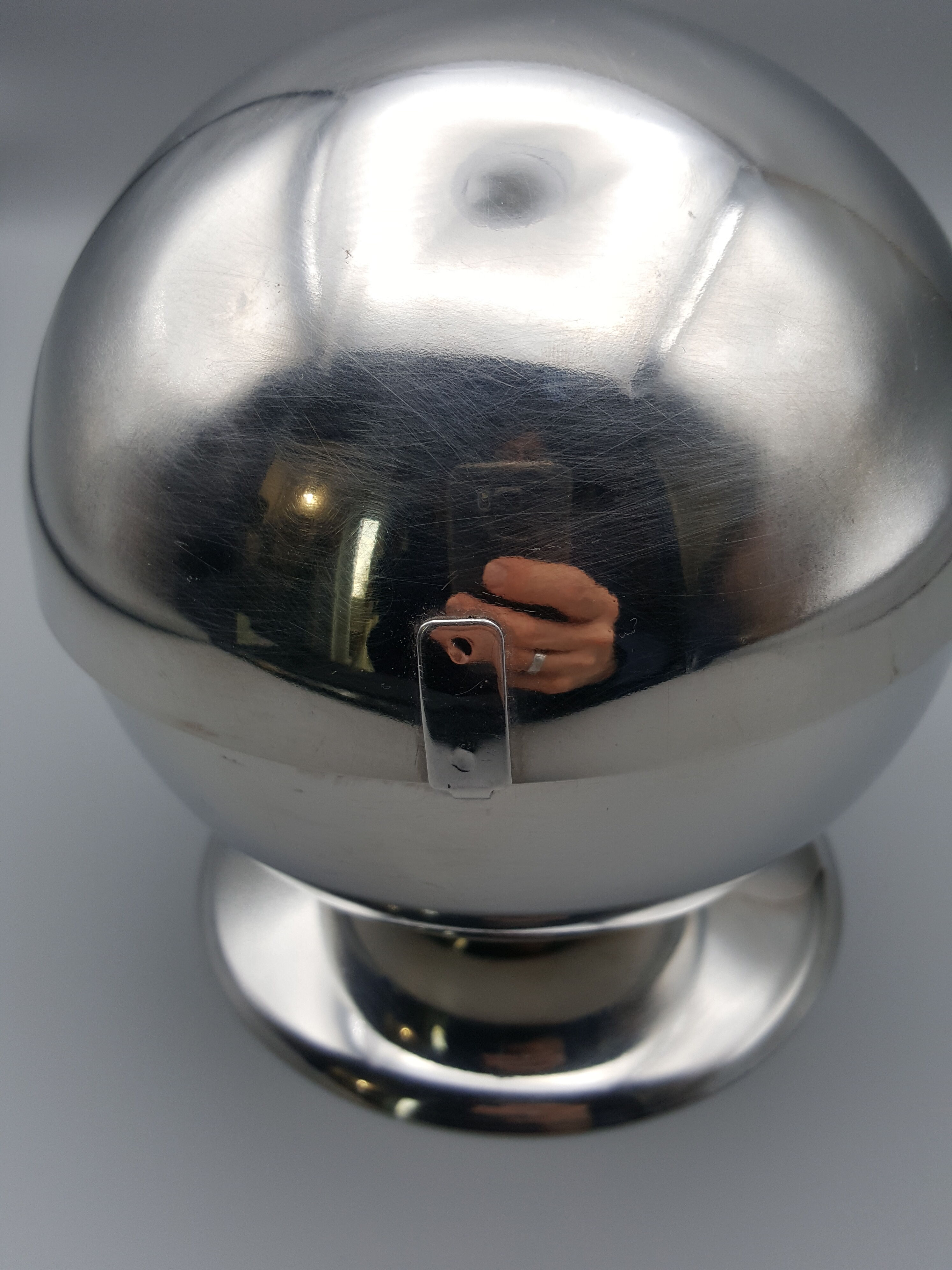 Sugar counter ball metal brass button