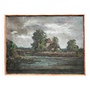 Oil on canvas, Dutch - 20th