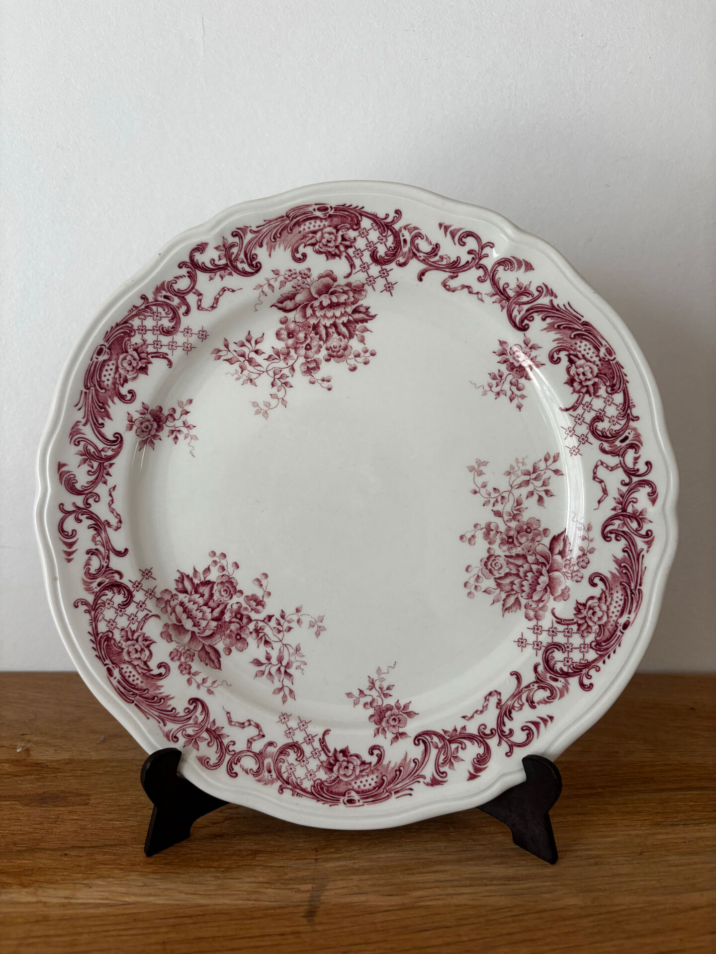 Ensemble de 3 assiettes plates et une à dessert villeroy et boch