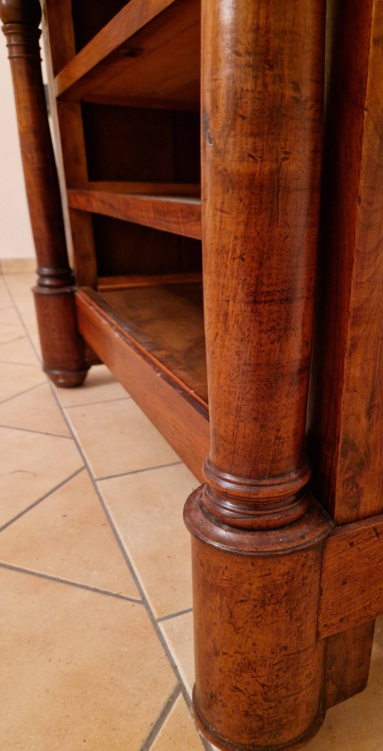Antique walnut commode Provincial Empire period (circa 1800–1820)