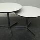 Round 1960 pull-out coffee tables