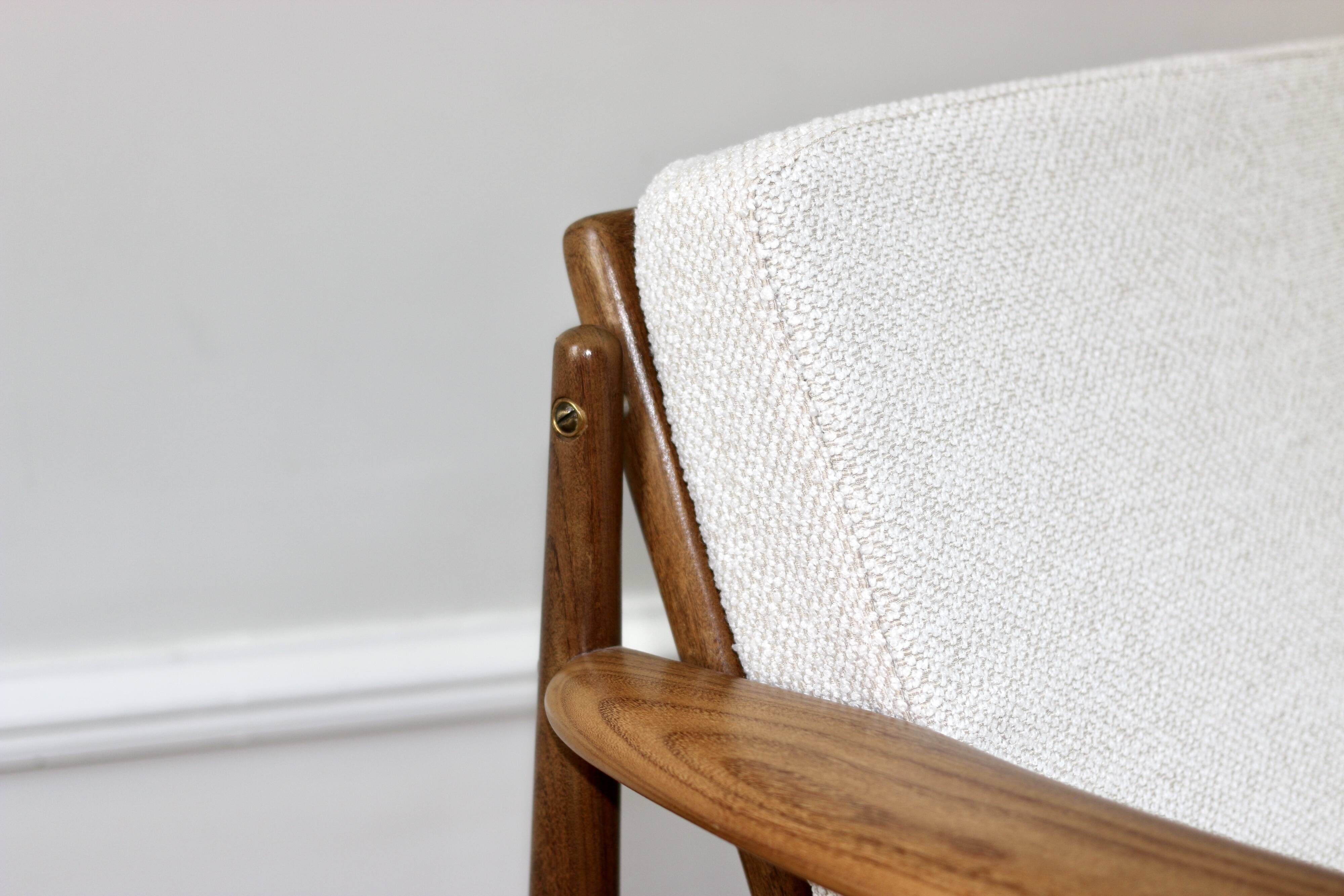 Vintage Scandinavian teak armchair Grete Jalk 1960