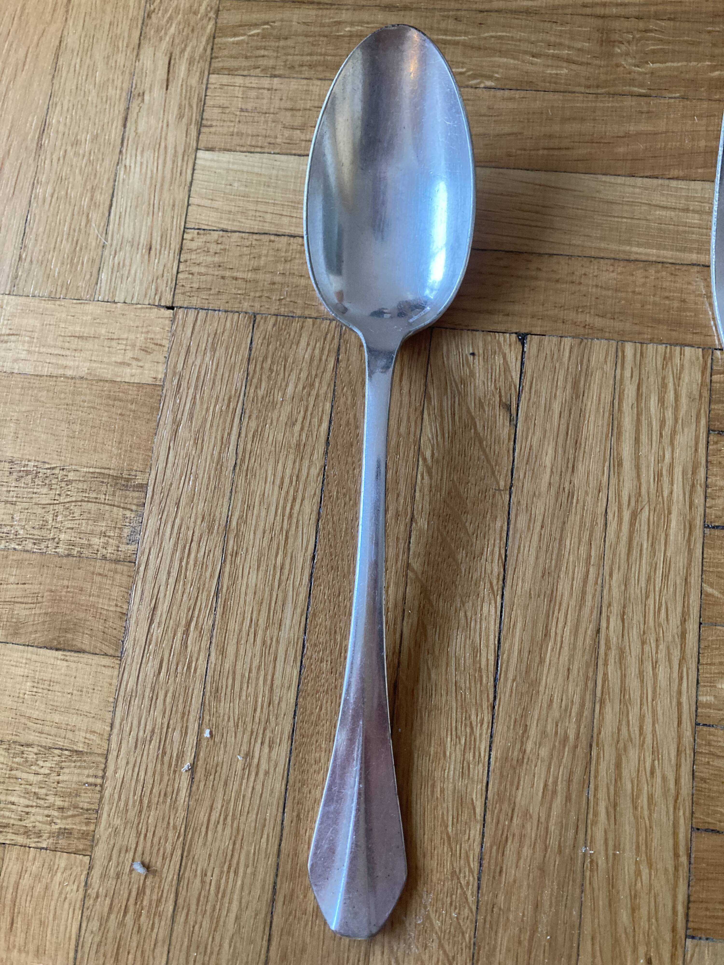 Durousseau Art Deco silver-plated cutlery