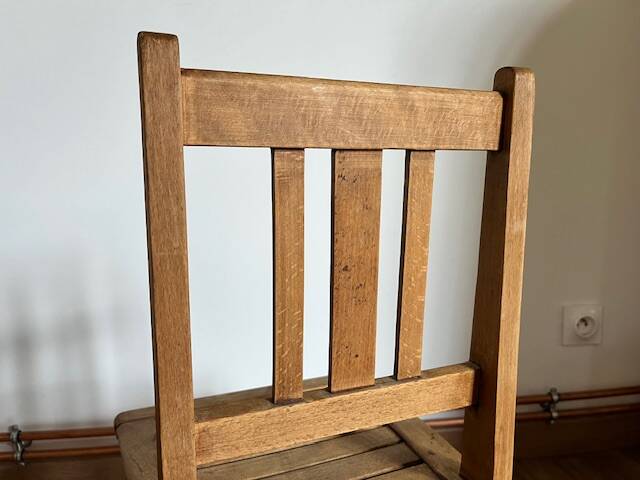 Chaise enfant bois