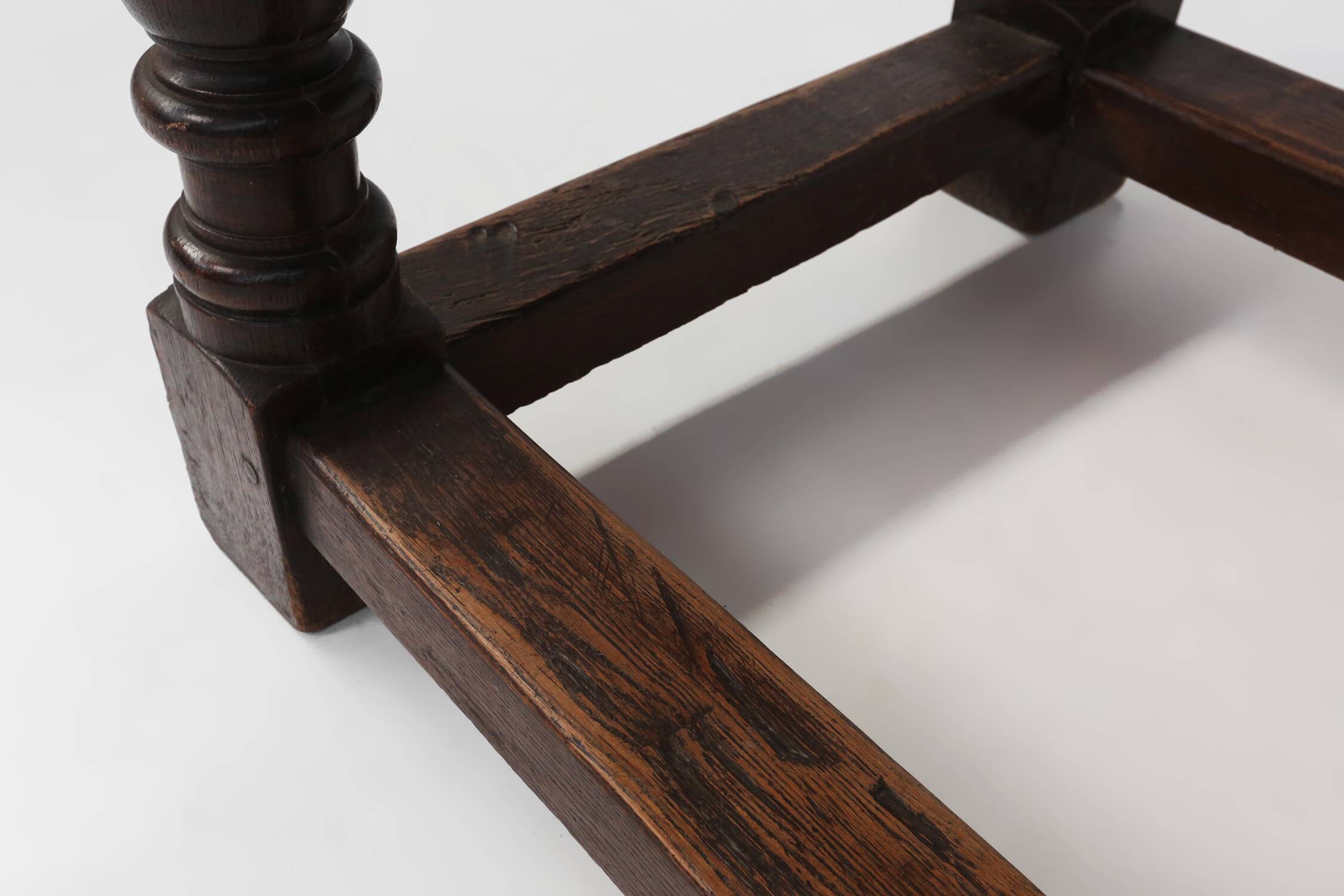 Antique Oak Table, France, 1850s