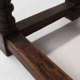 Table ancienne en chêne, France, années 1850