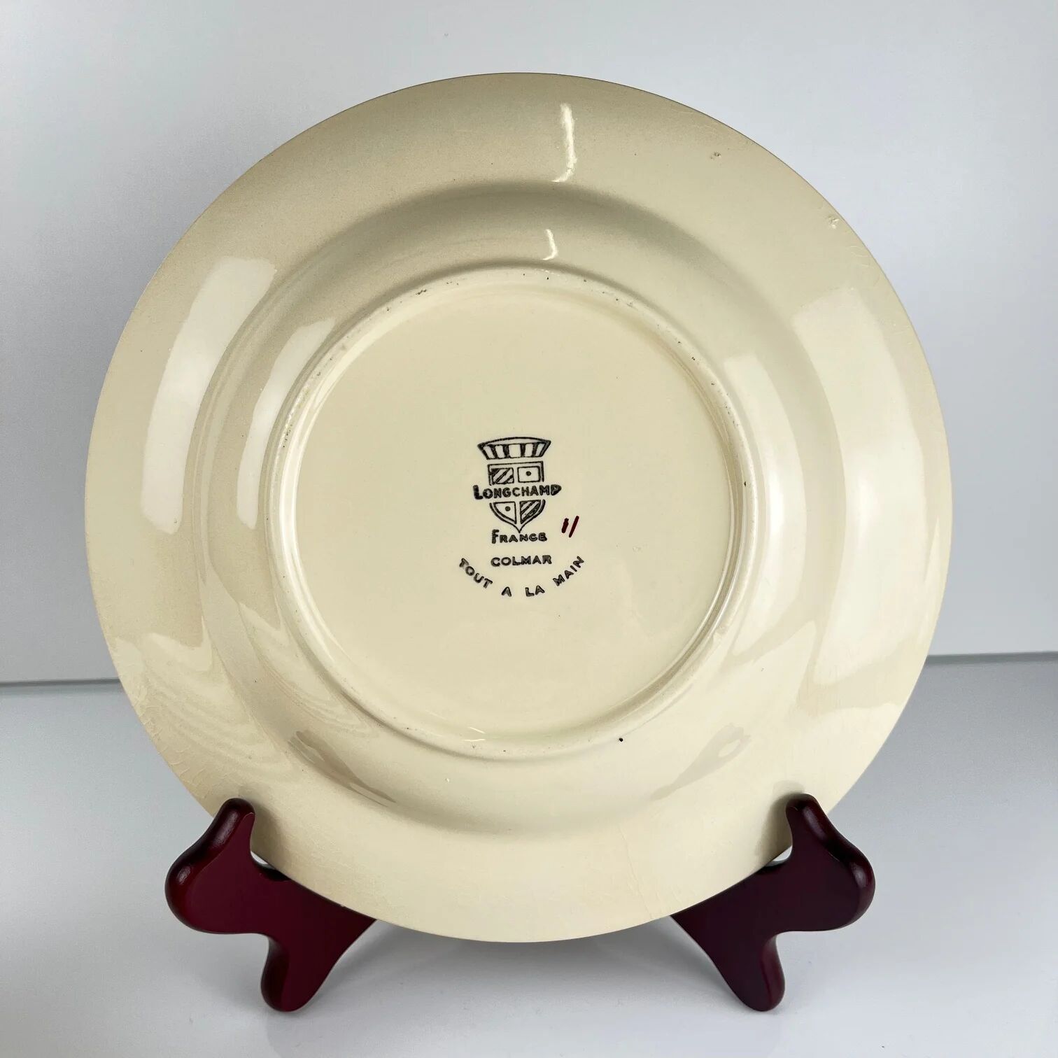 Set of 6 deep plates Longchamp model "Colmar"