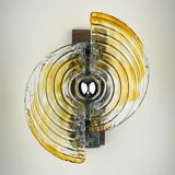 Vintage Brutalist wall light, Italy, 1970s