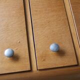 Art Deco oak chest of drawers (1950s/1960s). Very good condition.