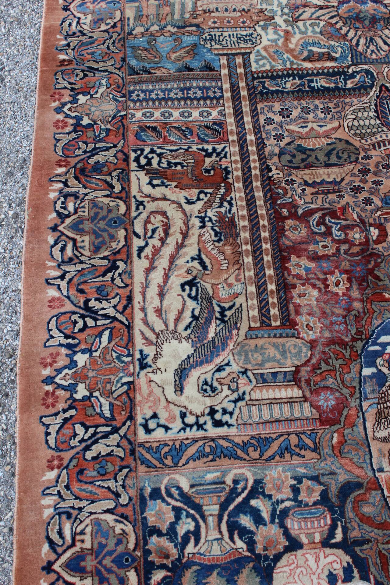 Large Kashmar wool rug, Persia circa 1950