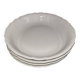 Set of 4 deep plates in Limoges porcelain – Union Limousine