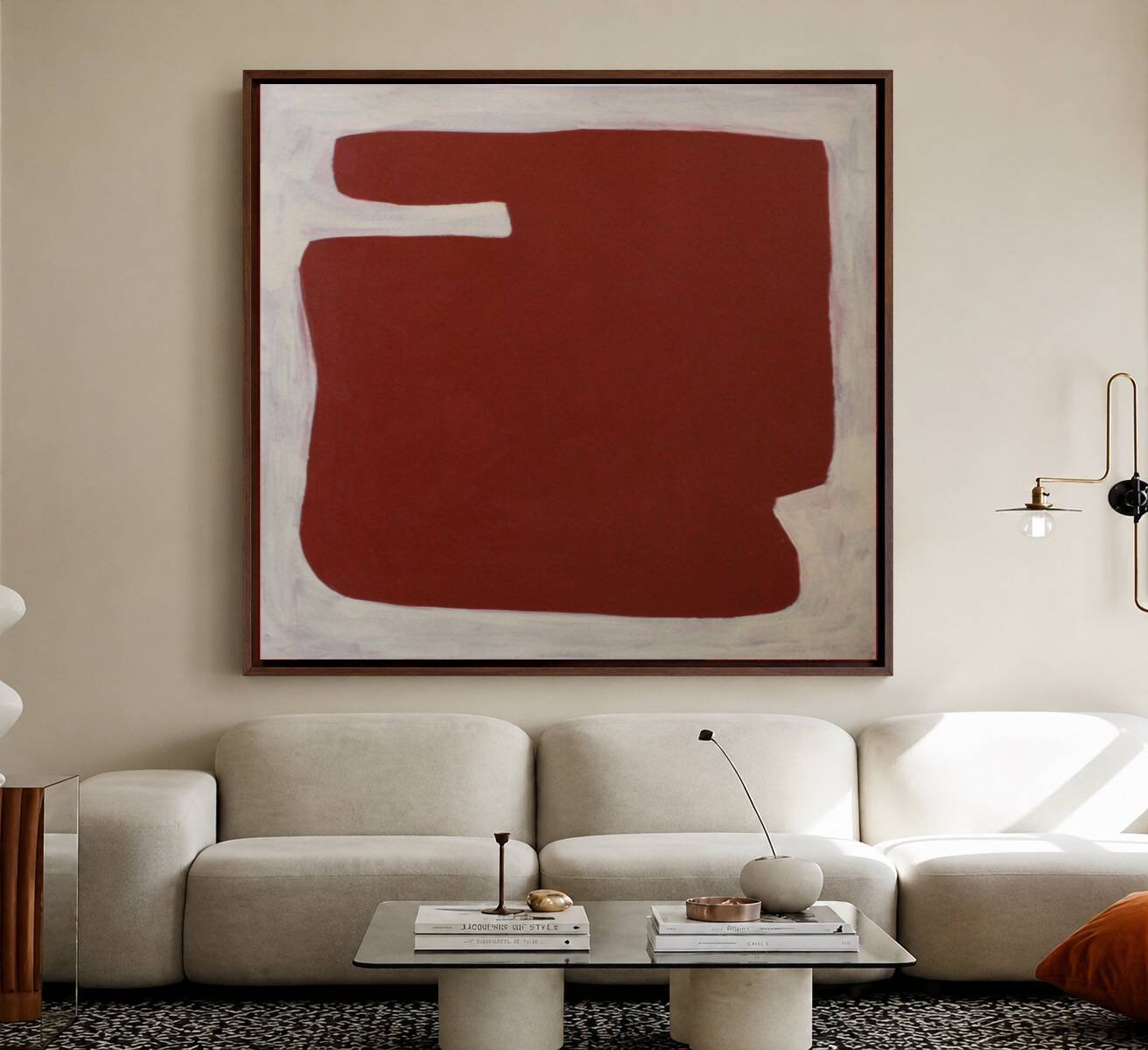 Canvas signed Form no 2. 100x80cm