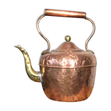 Old copper and brass teapot
