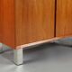 Danish low furniture in teak veneer with two leaves