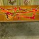 Vintage coffee table from the 1960s/70s with a tiled top.