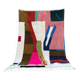Authentic handmade rug with colourful patterns, size 150/250 cm.