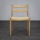 Ensemble de 6 chaises de salle à manger modèle 84 par Niels Otto Møller, années 1970.