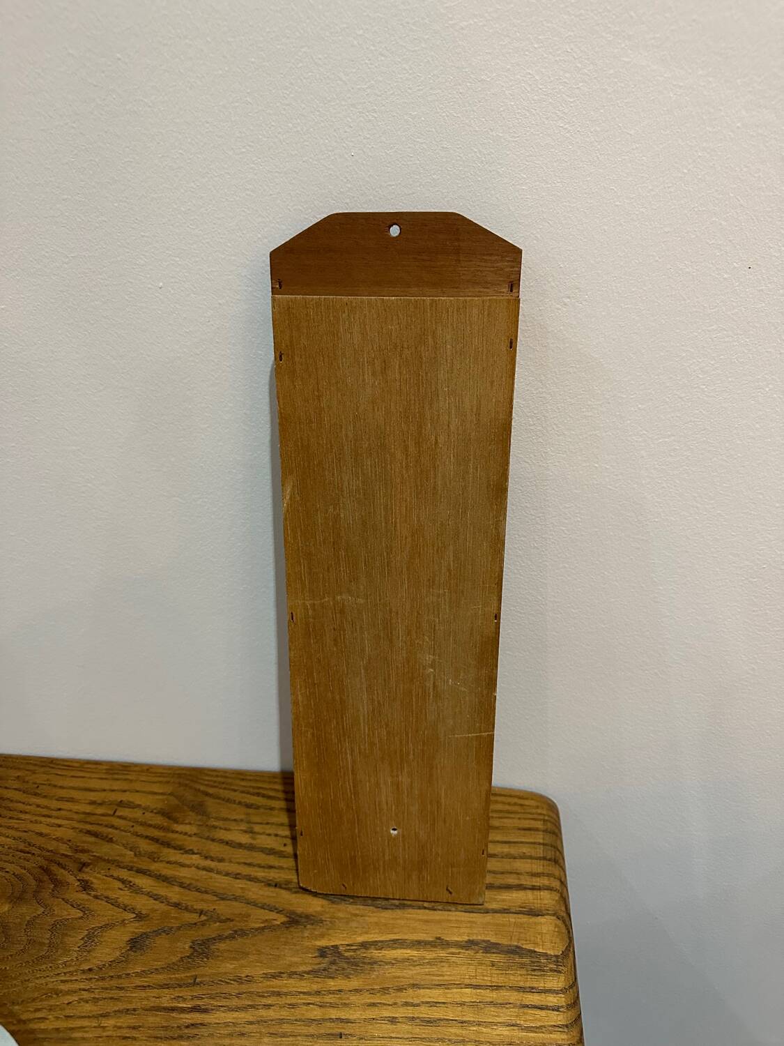 Wooden mail folder letter holder
