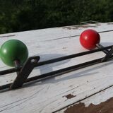 Metal coat rack patères color