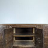 Brutalist enfilade with diamond points