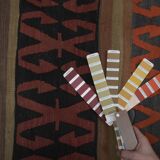 Early 20th Century Wide Konya Kilim Runner for Foyer 4'11'' x 10'1''