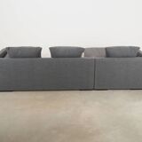 Graphite corner sofa, Scandinavian design, 00s