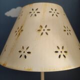 Table lamp in aged metal