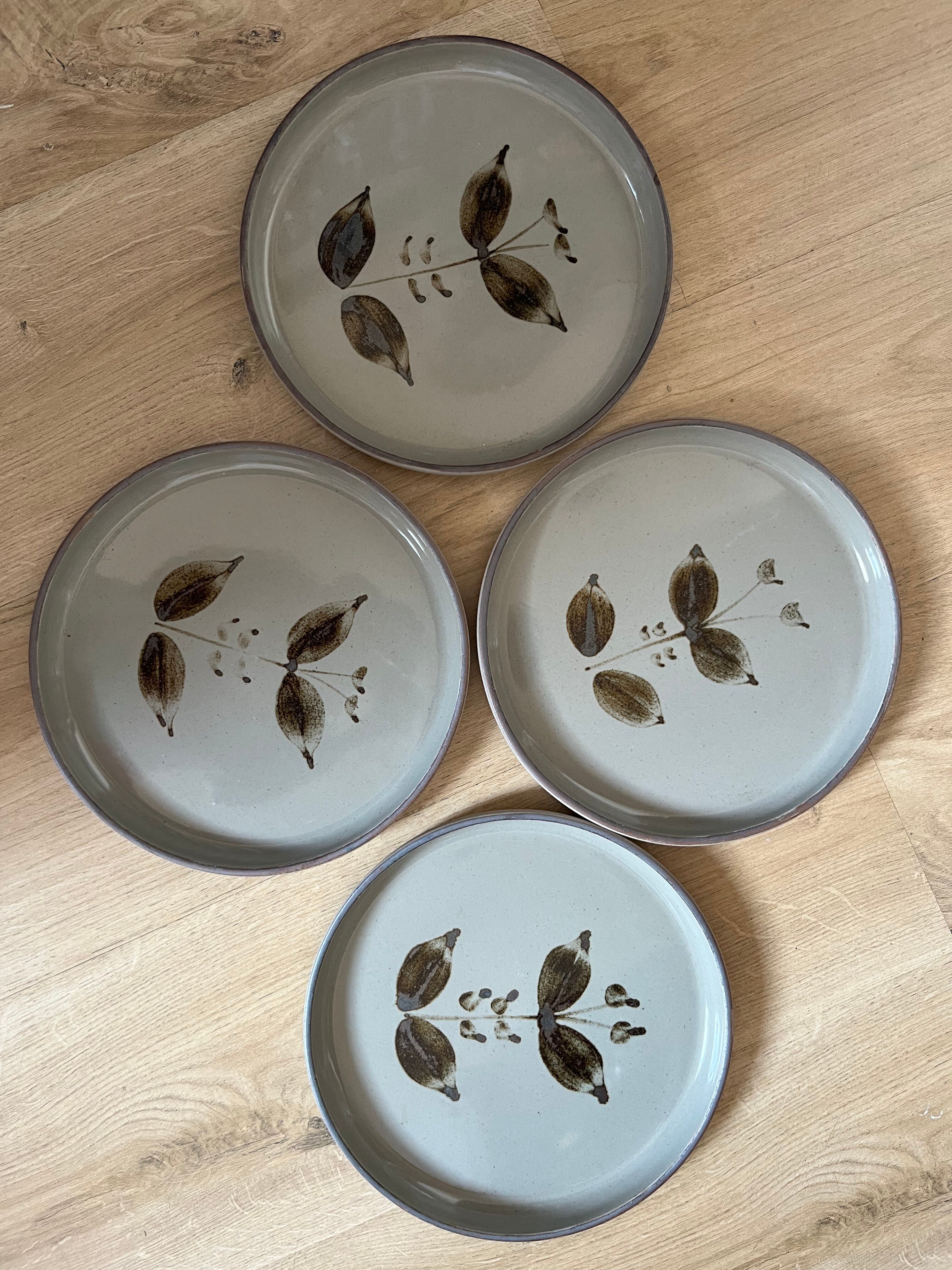 Arnon Stoneware Plates 1970
