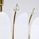 Grand chandelier Rupert Nikoll 27" mid-century brass with leaves, Austria, 1950.