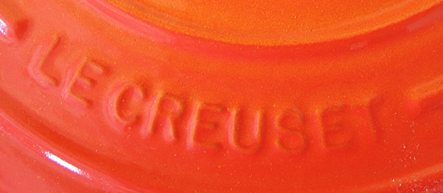 Le Creuset 26 orange casserole