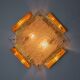 XXL frosted wall lamp by Kalmar, Murano glass, Austria, 1970