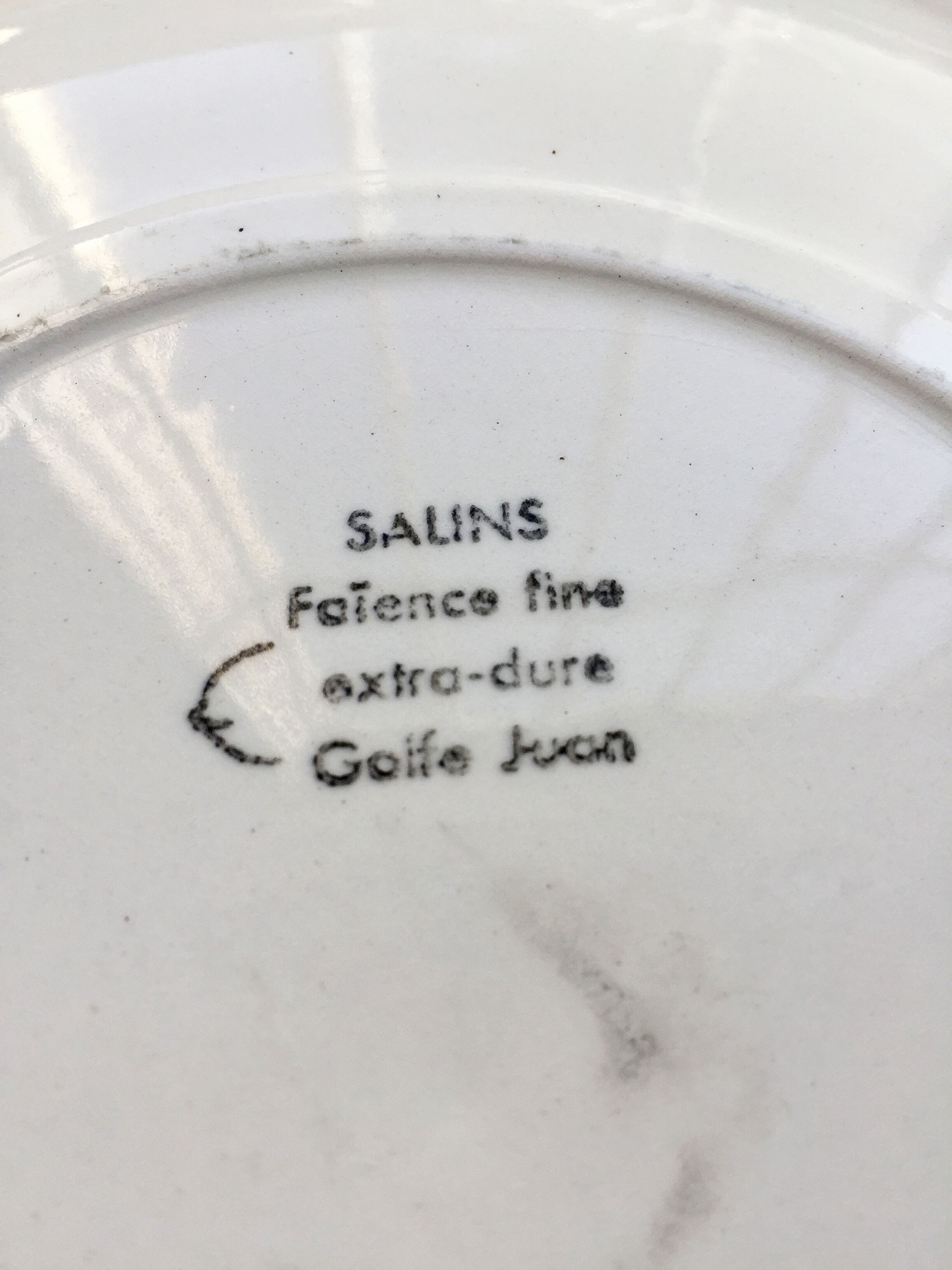 Lot of Salins graphic plates
