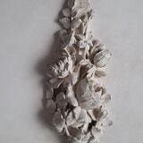 Wall decoration wooden bouquet of flowers