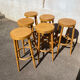 Set of 6 Baumann bistro stools