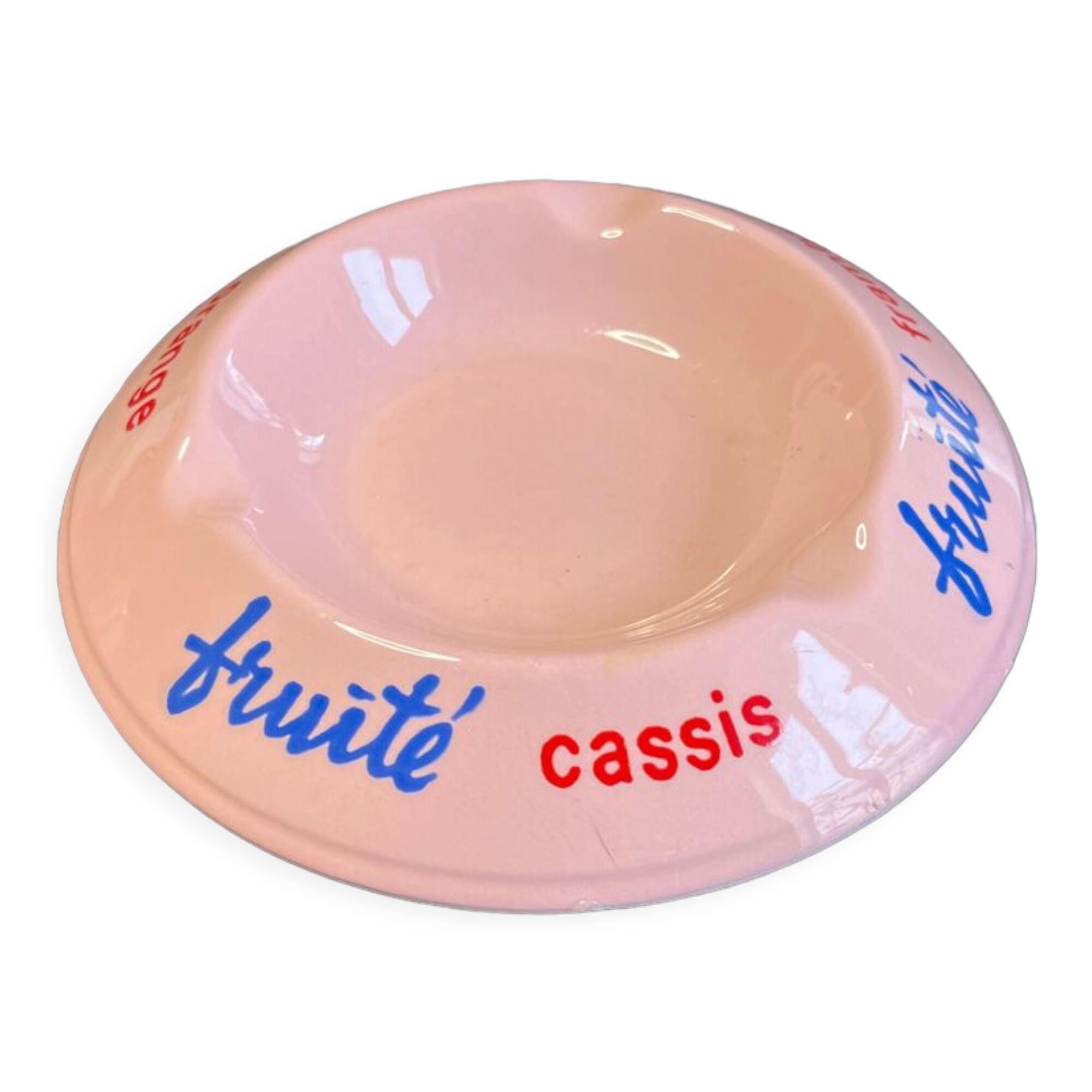Ashtray Fruity porcelain